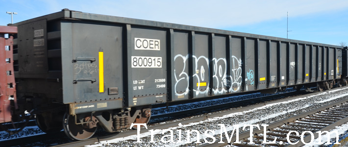 Car/wagon COER800915 left side / coté gauche